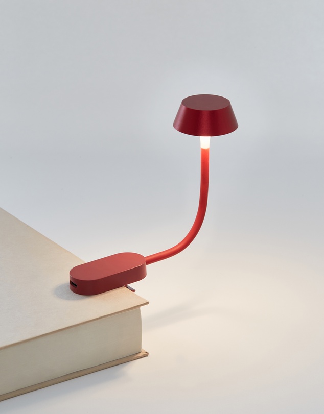 Lexon - Lexon Mimi Flexible LED Lamp - Dark Red