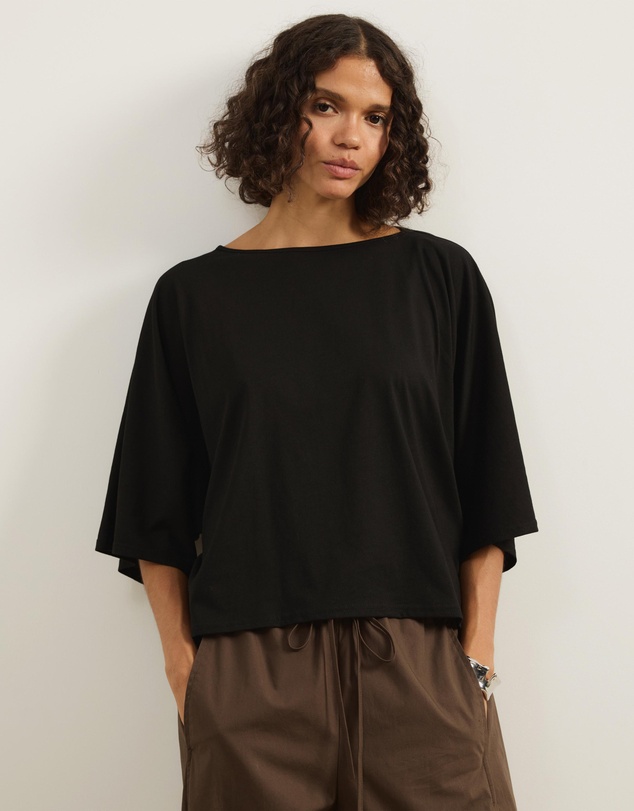 Atmos&Here - Wide Sleeve Boxy T-Shirt