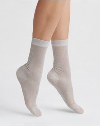 High Heel Jungle - Beam Ribbed Lurex Cotton Sock