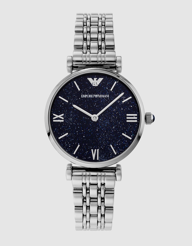 Emporio Armani - Silver-Tone Analogue Watch