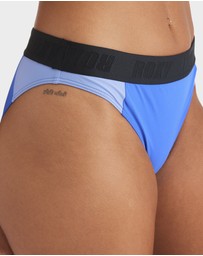 Roxy - Womens Block Active Cross Back Moderate Bikini Bottom