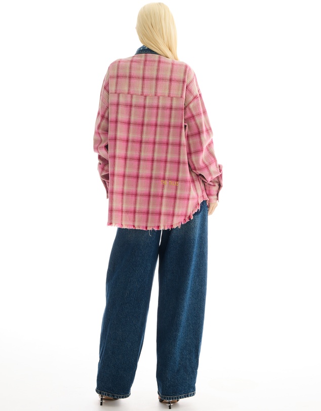 THE TALES - Utility Flannel And Denim Shirt
