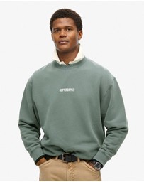 Superdry - Micro Logo Graphic Loose Crew