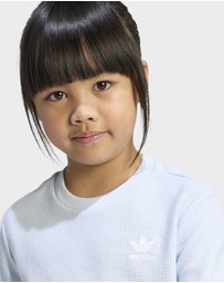 adidas Originals - Loose Waffle Short T-Shirt Set - Kids