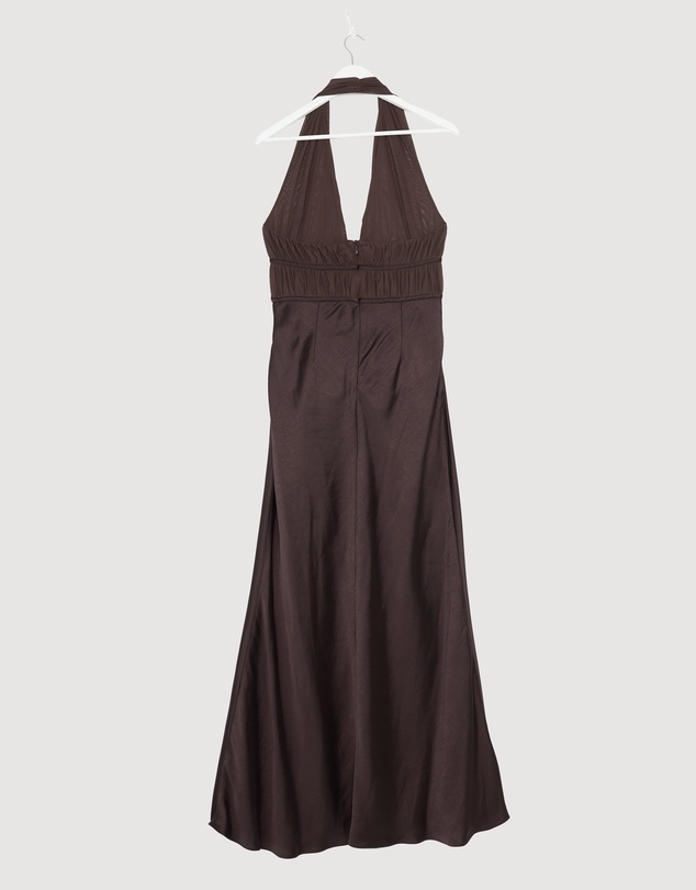 Revibe - Repaired MISHA Celine Mesh And Satin Gown - AU XL