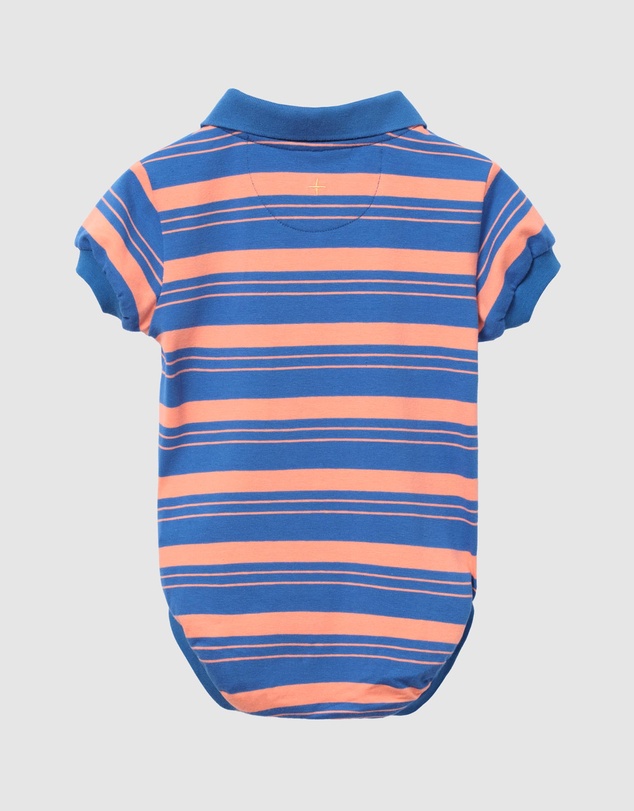 Goldie + Ace - Polo Stripe Romper - ICONIC EXCLUSIVE - Babies