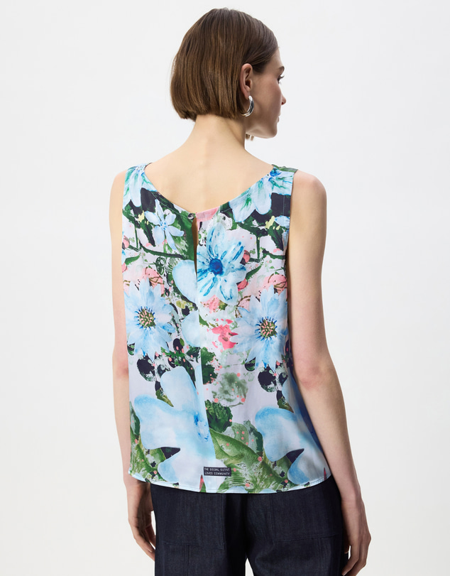 The Social Outfit - Silk Shell Top - Pardis