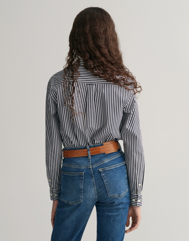 Gant - Regular Fit Striped Poplin Shirt