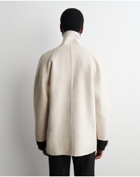 COS - Double-Faced Wool Pea Jacket
