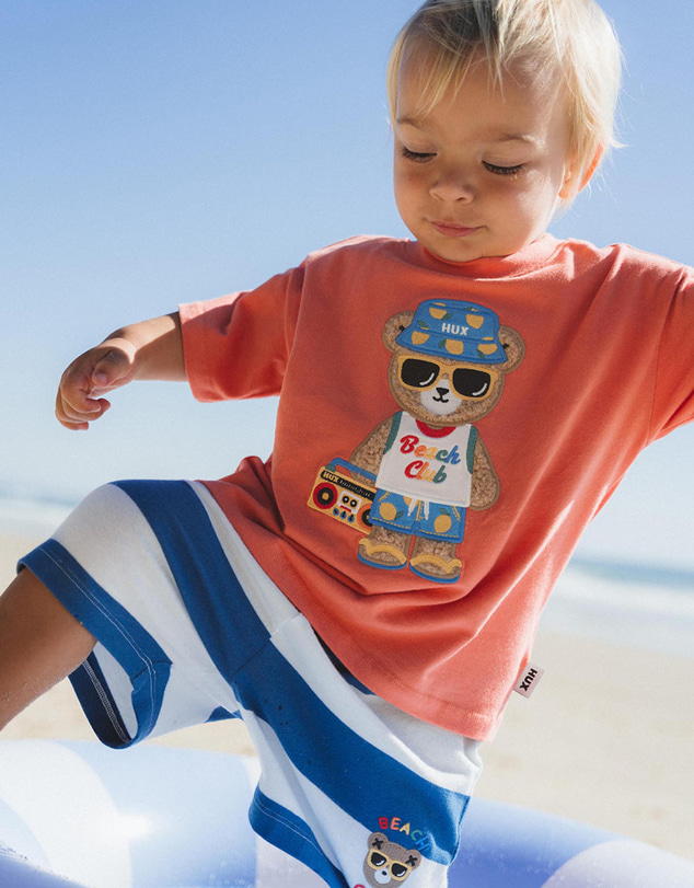 Huxbaby - Beach Club Hux Block Stripe Shorts - Babies-Teens