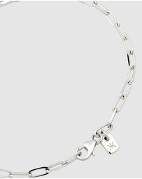 Kuzzoi - ICONIC EXCLUSIVE - Bracelet Male Basic Long Link 925 Sterling Silver
