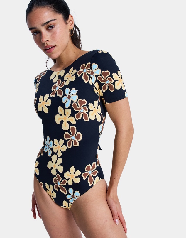 Roxy - Womens Sun Babe Short sleeve One Piece Rash Vest