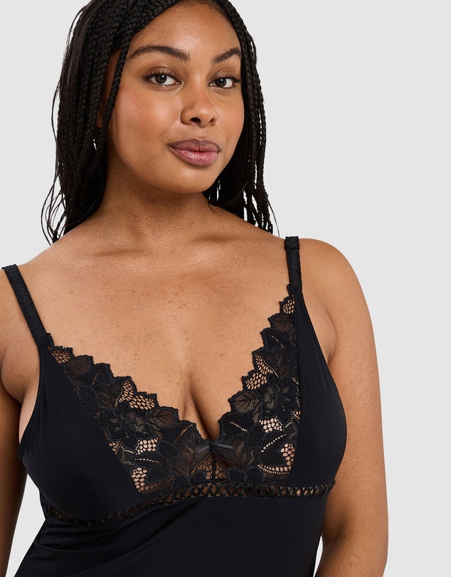 Sans Complexe - Arum Lace Trim Chemise Nightdress