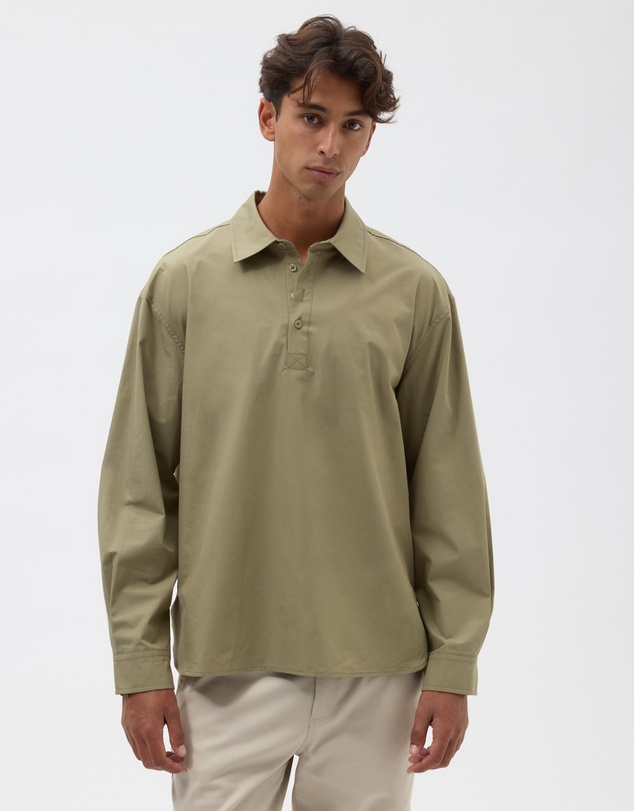 AERE - Front Placket Cotton Shirt