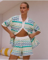 Seven Wonders - Andrea Knit Top