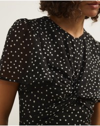 Atmos&Here - Maxine Twist Front Midi Dress