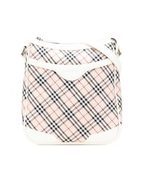 Pre-Loved by Azura Reborn - Pre-Loved burberry Plaid Patterned Crossbody Bag with Adjustable Strap and Top Zip Closure