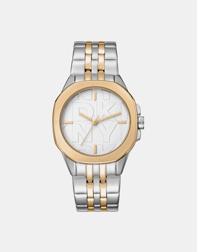 DKNY - Logo Brooklyn Midi Two-Tone Stainless Steel 34mm Watch