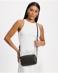 Calvin Klein - Emblem Allover Print Elongated Camera Bag