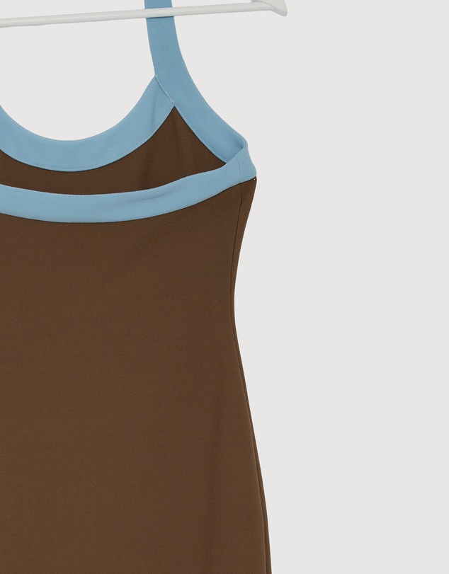 Revibe - Repaired BY JOHNNY. Colette Halter Midi Dress - AU 10