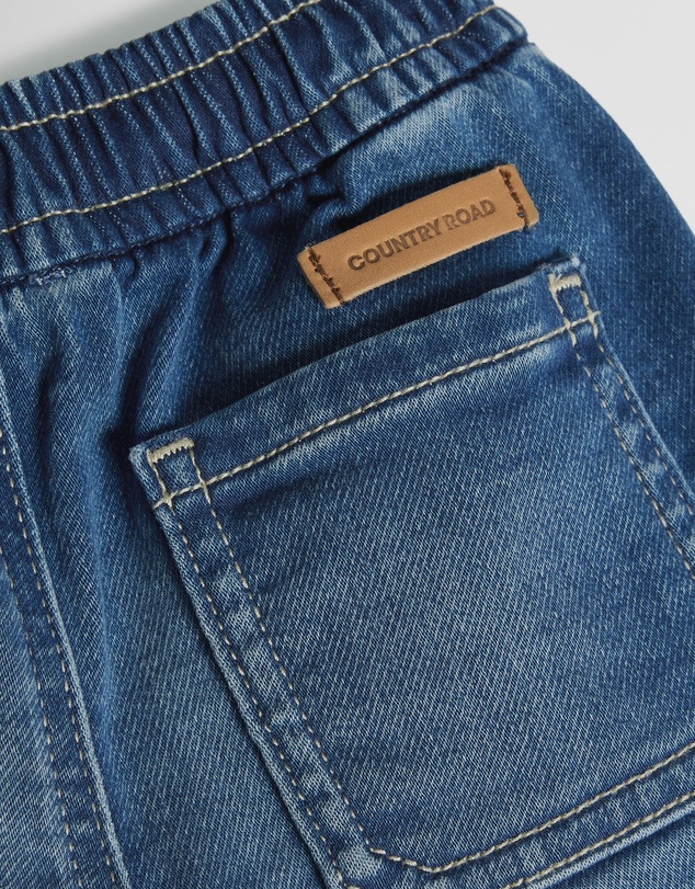 Country Road - Pull On Denim Short