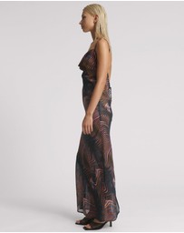 ONE TEASPOON - Jagger Long Slip Maxi Dress - Acid Trip