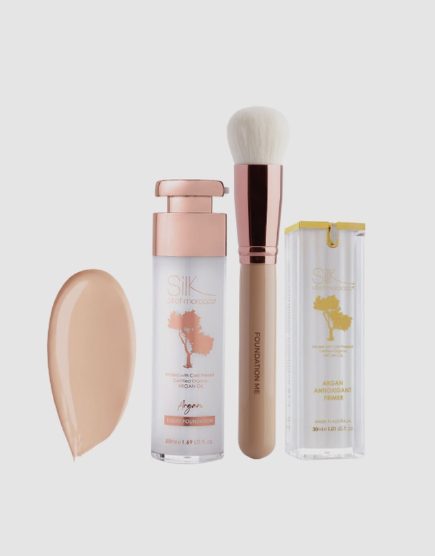 Silk Oil of Morocco - Argan Foundation Essentials - Value Pack - Ivory