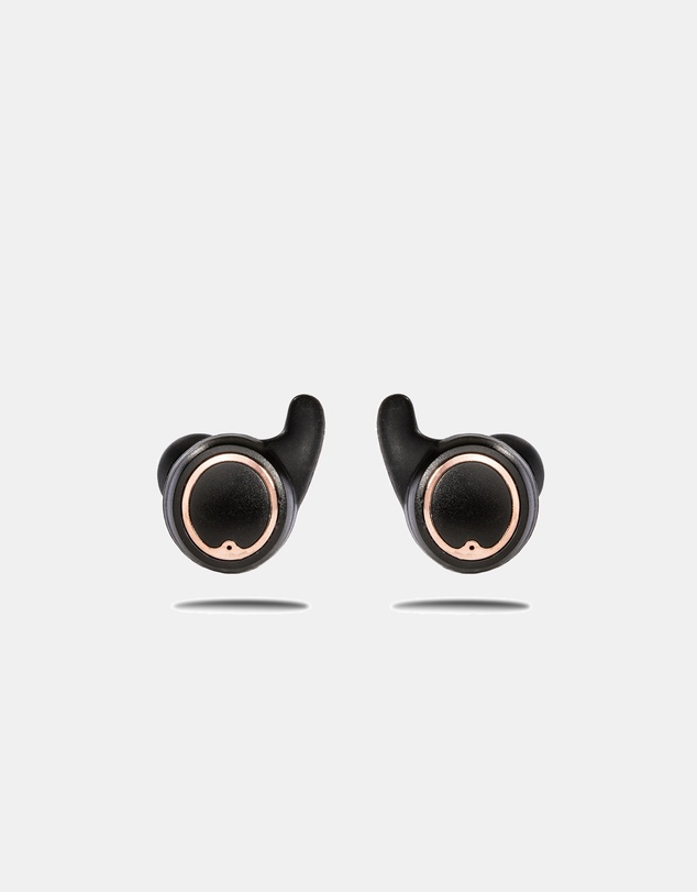 Friendie - AIR Active 2.0 Black and Rose Gold Sport Earbud (True Wireless In Ear Headphones)
