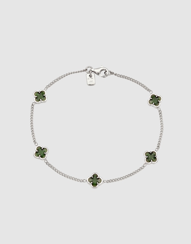 Kuzzoi - ICONIC EXCLUSIVE - Cloverleaf Bracelet in 925 Sterling Silver