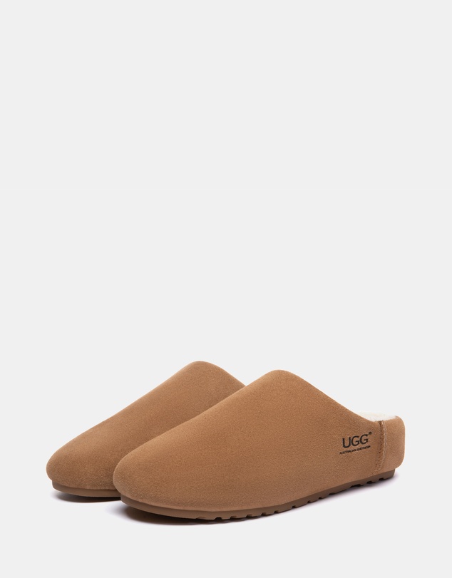 EVERAU - Australian Shepherd Ugg Somni Cow Suede Upper Loafer Oxfords Flats