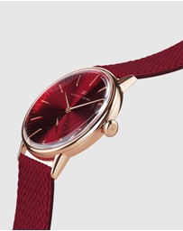 August Berg - Serenity 40mm Burgundy Watch