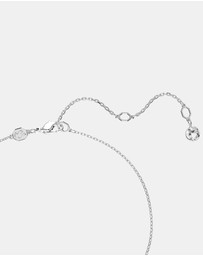 Swarovski - Dextera Pendant, Round Cut, Sphere, White, Rhodium-Plated