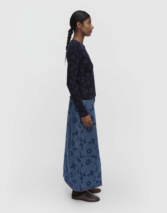 Marimekko - Vaihde Unikko Rib jersey shirt