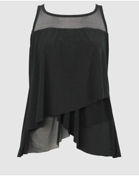 Miraclesuit Swimwear  - Mirage Floaty Layered Tankini Top PLUS