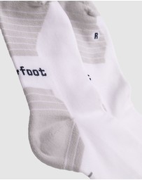 Pussyfoot - 4 Pack Sport Running Crew Socks – Compression & Coolmax