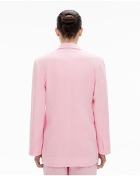 Witchery - Linen Double-breasted Blazer