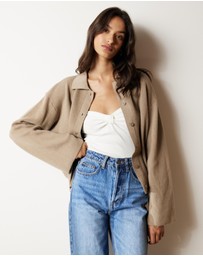Atmos&Here - Jay Relaxed Rib Cardigan