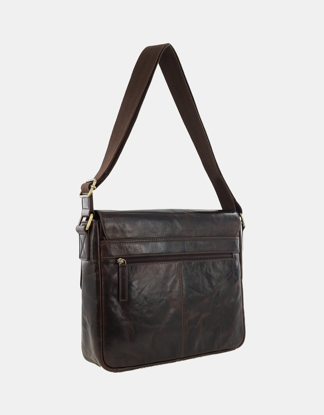 Pierre Cardin - Pierre Cardin Men's Leather Classic Messenger/Computer Bag