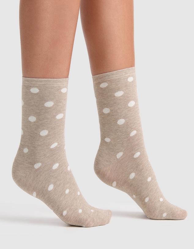 Levante - 3 Pack Gigi Spot Crew Sock