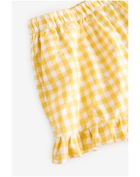 NEXT - 100% Cotton Embroidered Gingham Boy Shorts