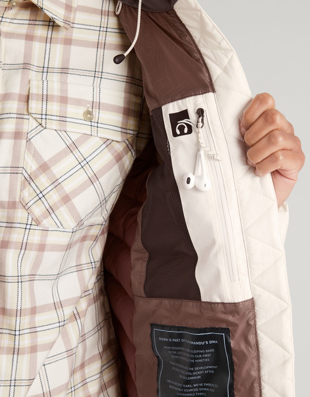 Kathmandu - Epiq Longline Down Puffer Jacket Warm Outdoor Winter Coat