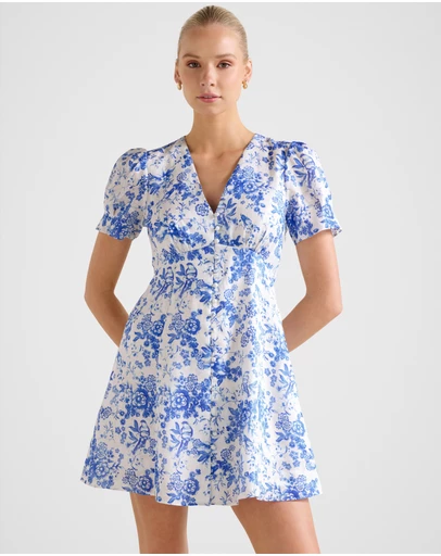 Forever New - Saffron Linen Mini Dress
