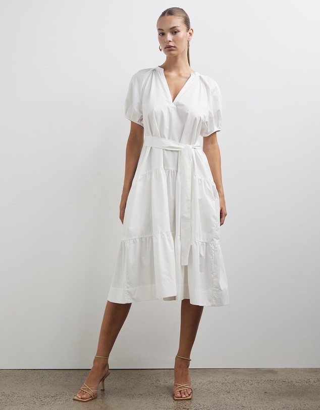 Lindsay Nicholas New York - Cotton Joan Midi Dress