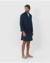 Coast Clothing - Oslo Mens Dressing Gown - Navy