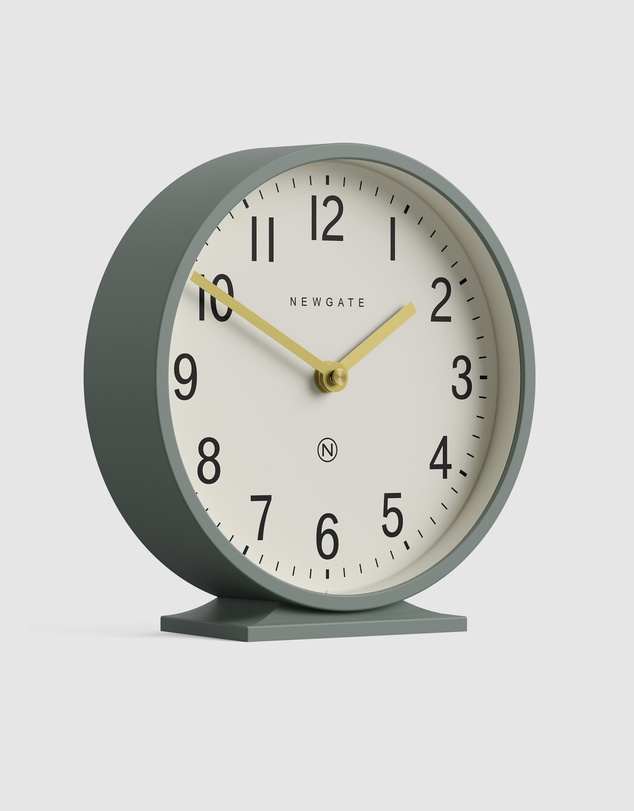 Newgate - Newgate Q Mantel Clock-Asparagus Green