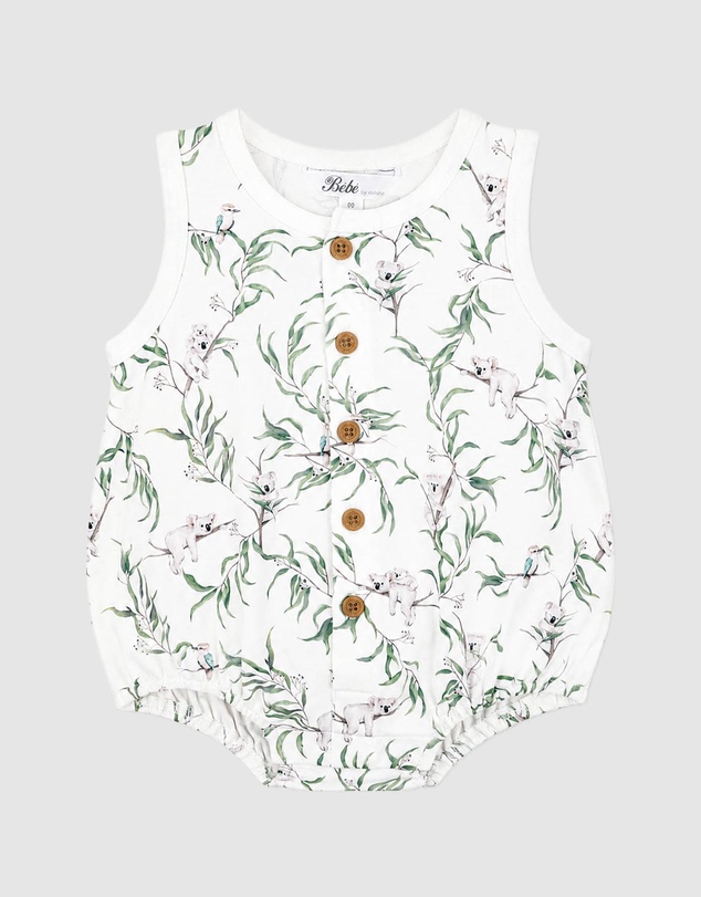 Bebe by Minihaha - Taylor Organic Button Front Bodysuit - Babies