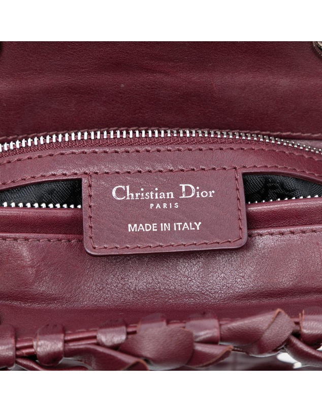 Pre-Loved by Azura Reborn - Pre-Loved Large Lambskin Cannage Bow Lady Dior