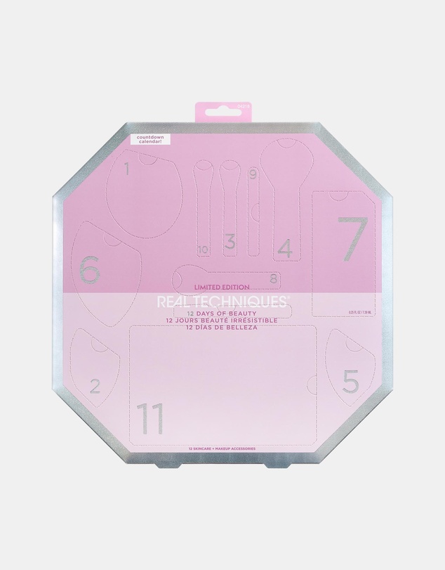 Real Techniques - 12 Days Of Glow Holiday Calendar (Valued at $84.99)