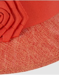 Max Alexander - Cloche Orange Rose Bucket Hat
