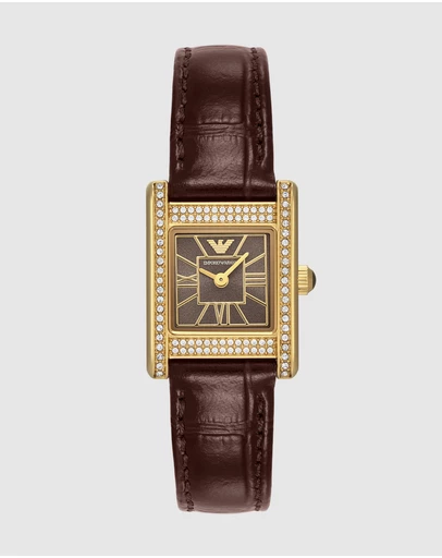 Emporio Armani - Brown Analogue Watch